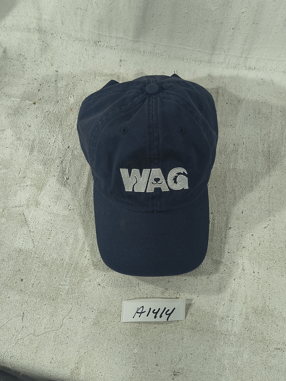 47 Brand Navy and White Logo Adjustable Cap